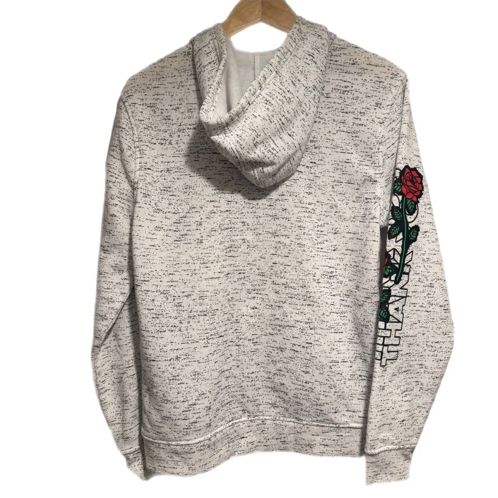 Brooklyn Cloth Cozy Thank You Rose Hoodie - Picture 2 of 7